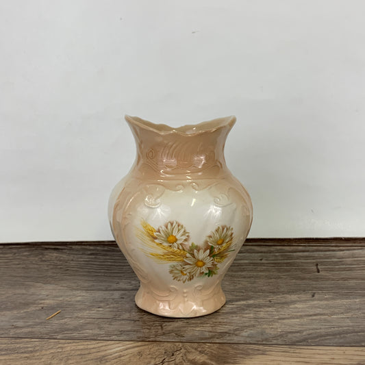 Vintage Toothbrush Holder with Daisy Transfer