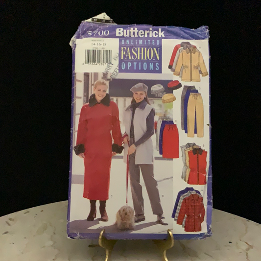 Miss Petite Jacket Skirt Vest Skirt Pants and Hat Butterick 5700