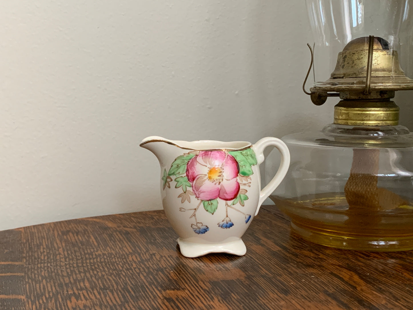 Royal Staffordshire Hand Painted Creamer Small China Cream Pitcher