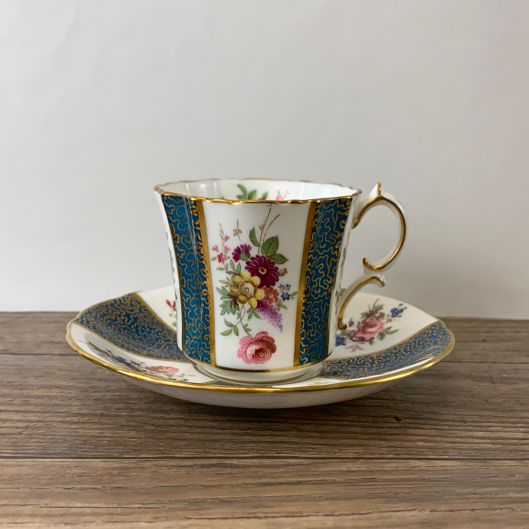 Hammersley & Co Floral Teacup and Saucer