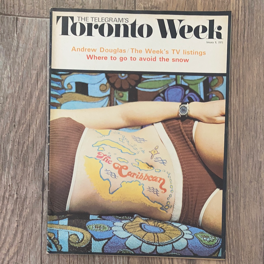 Vintage Toronto Week Magazine January 9 1971