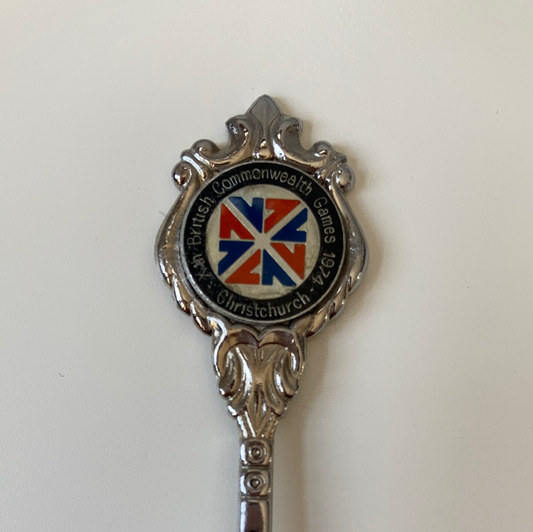 1974 British Commonwealth Games Christchurch New Zealand Collectible Souvenir Spoon