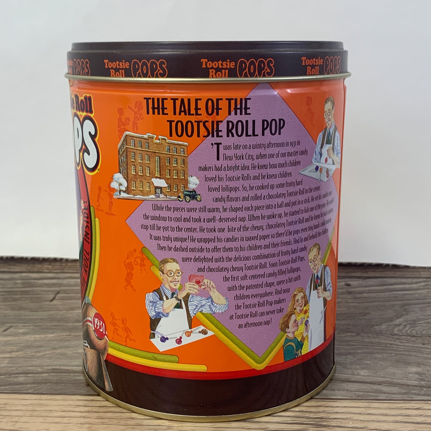 Tootsie Pop Tin 1931 - 1997 Limited Edition Tin 1st of Series