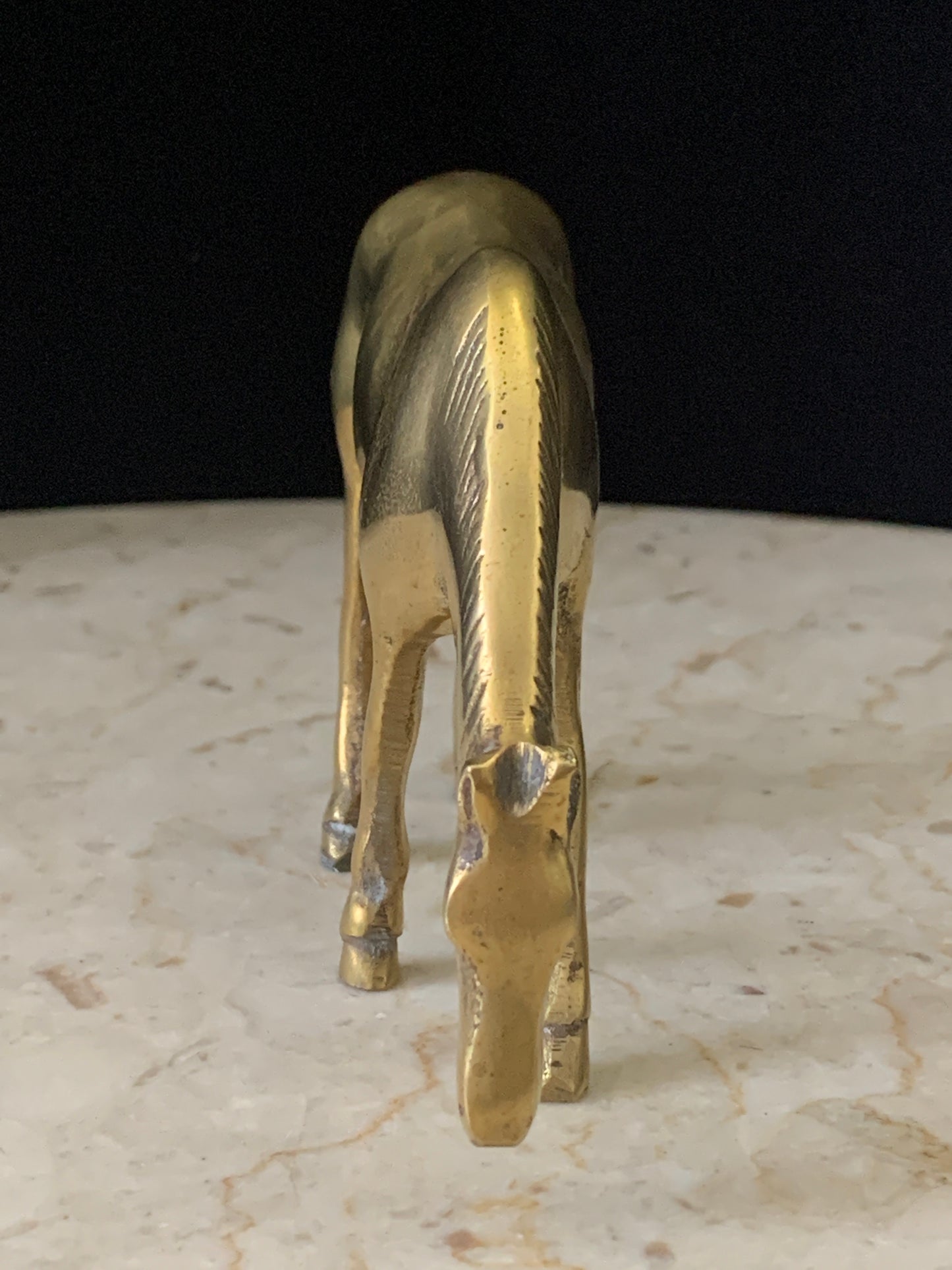 Vintage Brass Horse