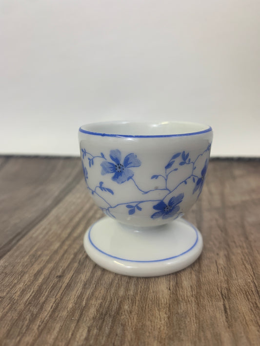 Arzberg Germany Blue Floral Egg Cups