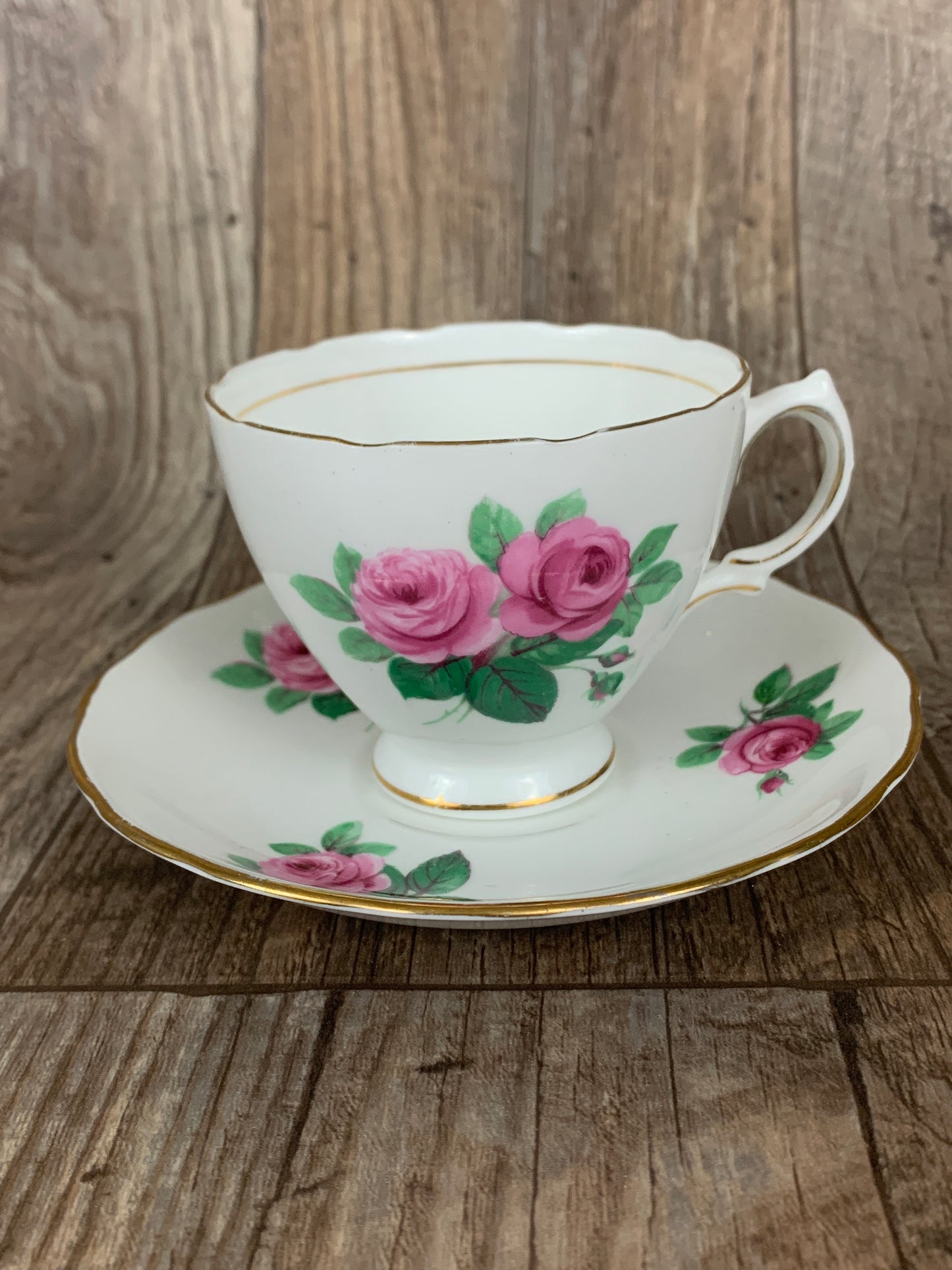 Royal Vale Pink Rose Vintage Tea Cup and Saucer Gifts for Mom Vintage China Cups